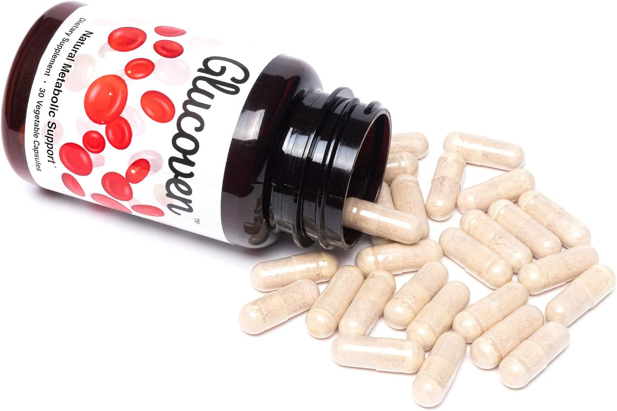 Glucoven Natural Metabolic Support Supplement, Vegan, Gluten-Free