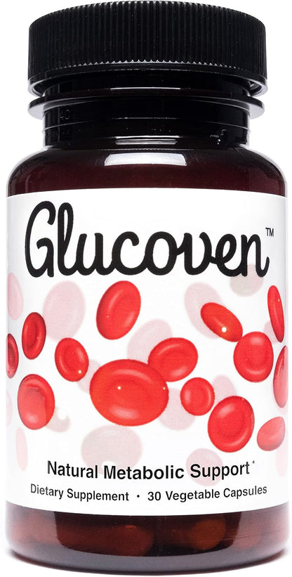 Glucoven Natural Metabolic Support Supplement, Vegan, Gluten-Free